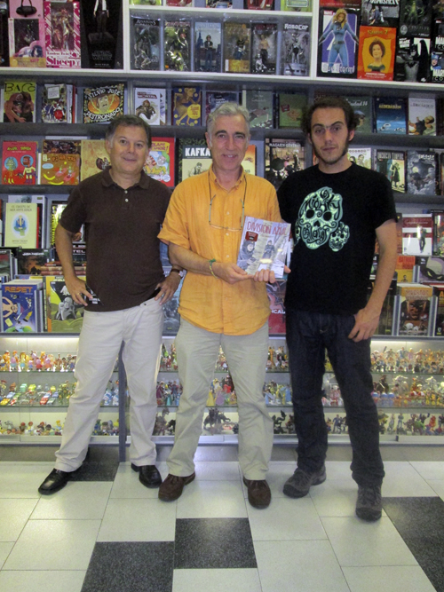 Fran Jaraba presenta Division Azul en Komic Librería