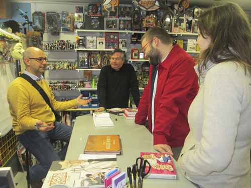 Andrés Meixide presenta Thom en Komic Librería
