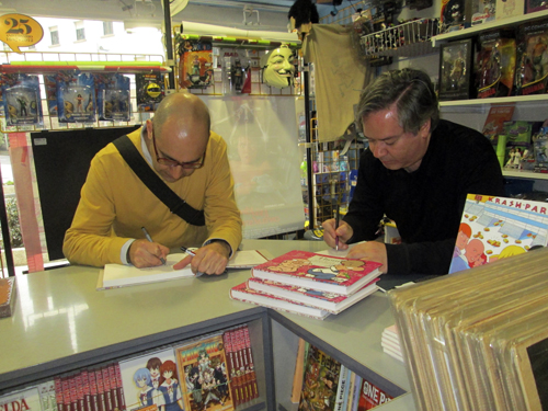 Andrés Meixide presenta Thom en Komic Librería