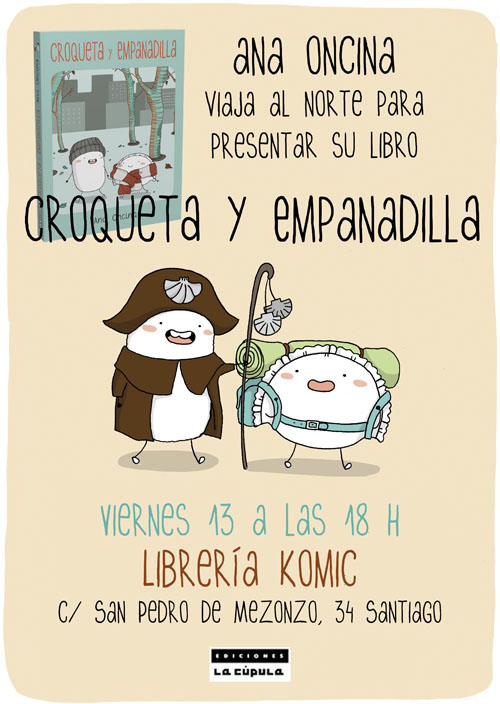 Presentación de Croqueta y Empanadilla en Komic Librería